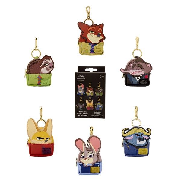 Zootopia Mysterie Mini Rugzak Sleutelhangertje - Disney Loungefly