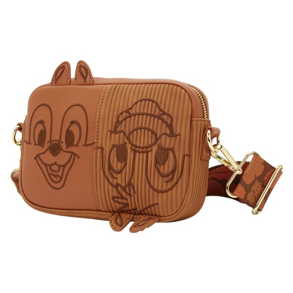 Chip and Dale Corduroy Sling Schoudedtas met Muntvakje - Disney Loungefly