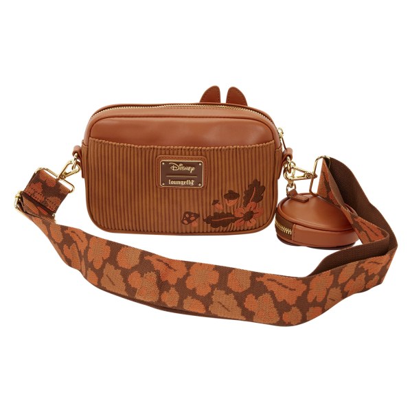 Chip and Dale Corduroy Sling Schoudedtas met Muntvakje - Disney Loungefly