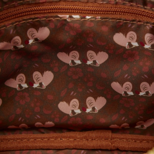 Chip and Dale Corduroy Sling Schoudedtas met Muntvakje - Disney Loungefly