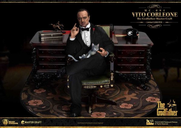 De Godfather Vito Corleone Master Craft beeldje 31 cm