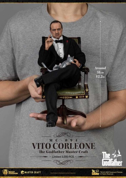 De Godfather Vito Corleone Master Craft beeldje 31 cm