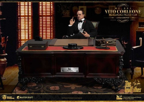 De Godfather Vito Corleone Master Craft beeldje 31 cm