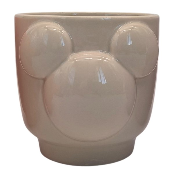 Mini 3D bloempotje met Mickey-oren, beige, 10 cm – Disney