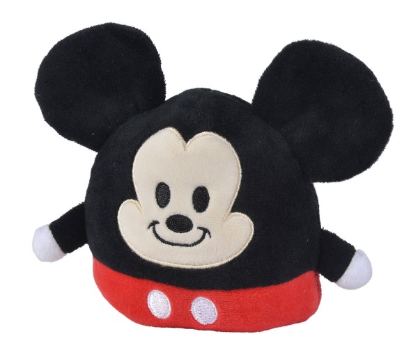 Omkeerbare pluche Mickey/Minnie 8 cm - Disney
