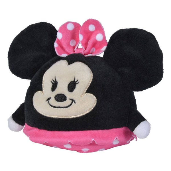 Omkeerbare pluche Mickey/Minnie 8 cm - Disney