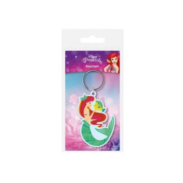 Ariel rubberen sleutelhanger 6 cm - Disney De Kleine Meermin