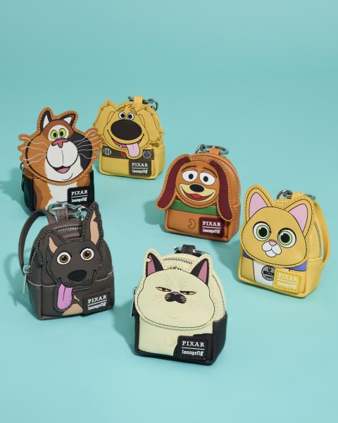 Mini Rugzak sleutelhanger met honden- en kattenmotief voor Mysterie - Disney-Pixar Loungefly