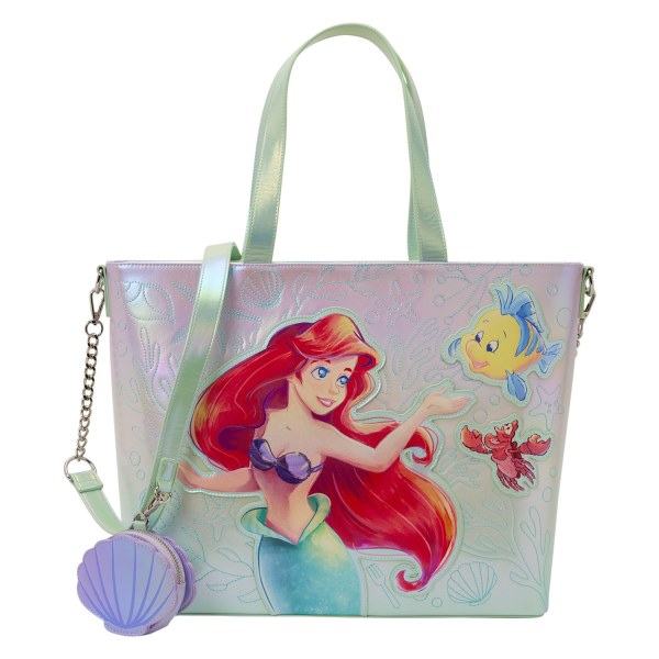 Ariel & Flounder Shopper met muntvakje - Disney Loungefly De Kleine Meermin