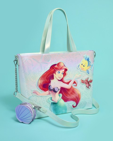 Ariel & Flounder Shopper met muntvakje - Disney Loungefly De Kleine Meermin