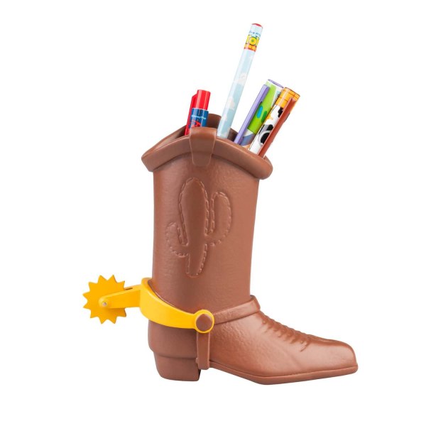 Toy Story Woody laars pennenhouder met Kantoorartikelen – 16 cm