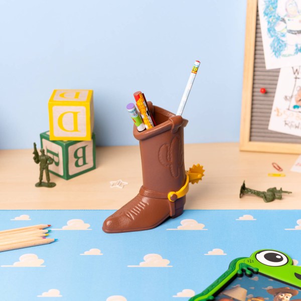 Toy Story Woody laars pennenhouder met Kantoorartikelen – 16 cm