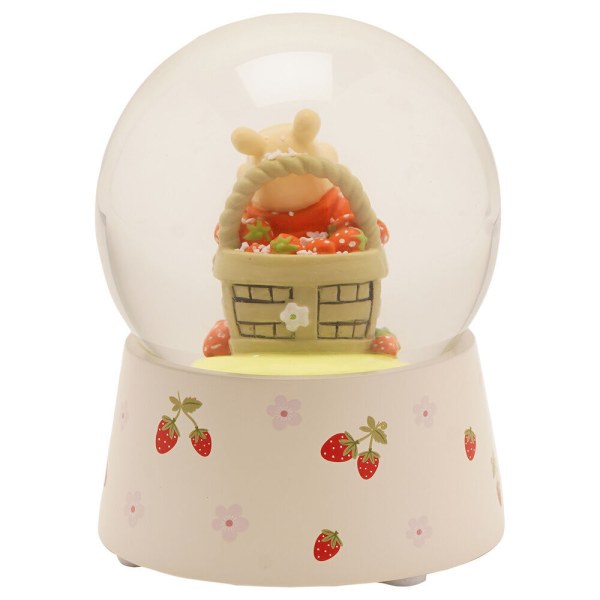 Winnie aardbeien sneeuwbol - Disney Winnie de Pooh