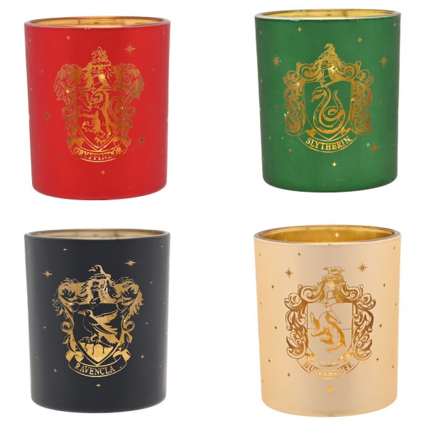 Set van 4 theelichthouders in Harry Potter -stijl