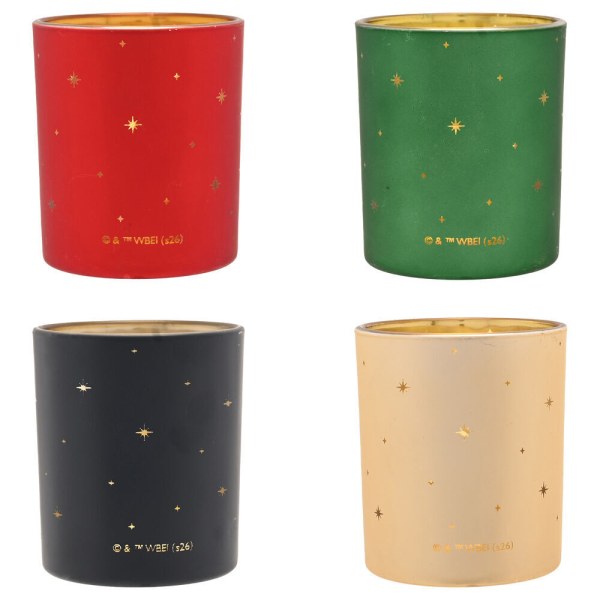 Set van 4 theelichthouders in Harry Potter -stijl