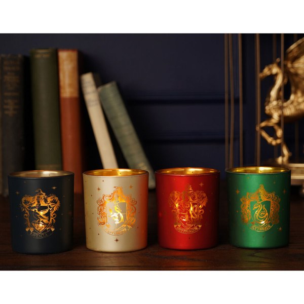 Set van 4 theelichthouders in Harry Potter -stijl