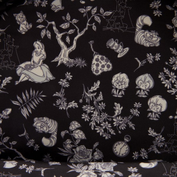 Alice in Wonderland geborduurde Mini Rugzak met bloemenprint - Disney Loungefly