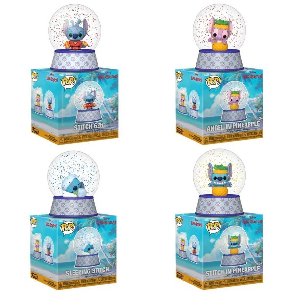 POP! diverse Mysterie Mini Sneeuwbol figuurtjes Disney Stitch