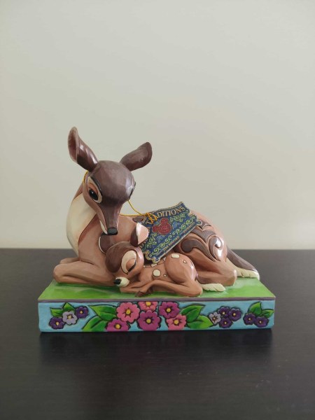Bambi met moeder beeldje „Slaap lekker, kleine prins“ - Disney Traditions
