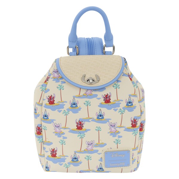 Mini Rugzak met Stitch, Angel en Leroy - Disney Loungefly Lilo & Stitch