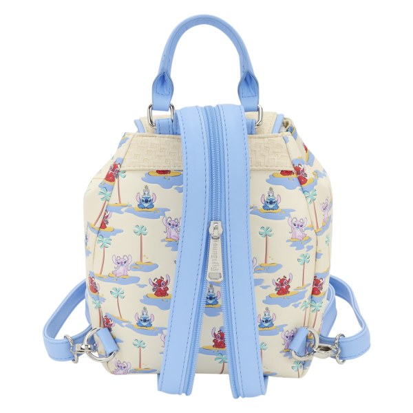 Mini Rugzak met Stitch, Angel en Leroy - Disney Loungefly Lilo & Stitch