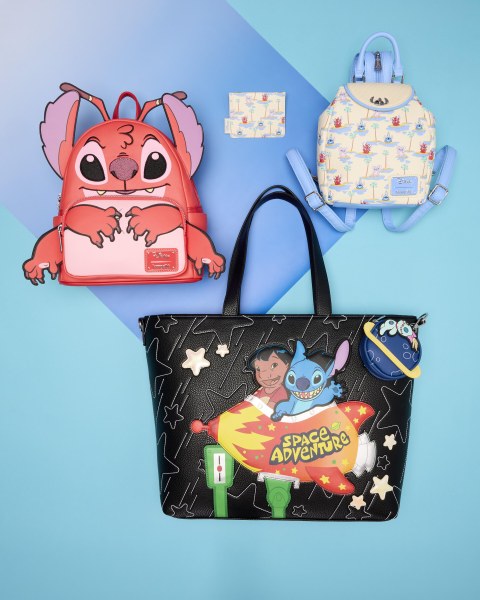 Mini Rugzak met Stitch, Angel en Leroy - Disney Loungefly Lilo & Stitch