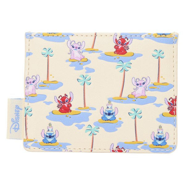 Pasjeshouder met Stitch, Angel en Leroy - Disney Loungefly Lilo & Stitch