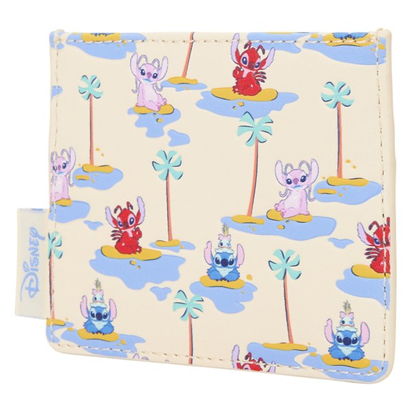 Pasjeshouder met Stitch, Angel en Leroy - Disney Loungefly Lilo & Stitch