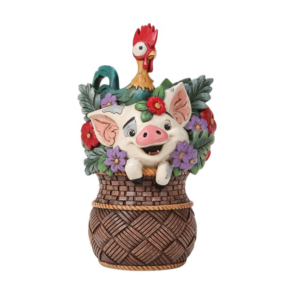 Pua & Hei Hei Bloemenmand Moana - Disney Traditions