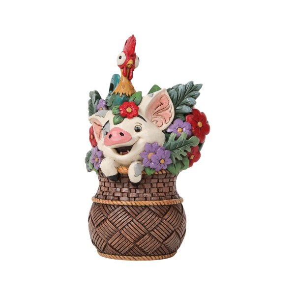 Pua & Hei Hei Vaiana Bloemenmand - Disney Traditions