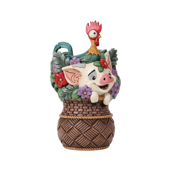 Pua & Hei Hei Vaiana Bloemenmand - Disney Traditions