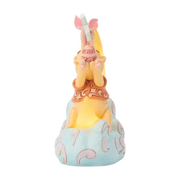 Winnie de Pooh en Knorretje op een LED-maan - Disney Traditions