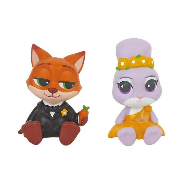 Judy & Nick vinyl beeldjes set - Disney Grand Jester Zootropolis