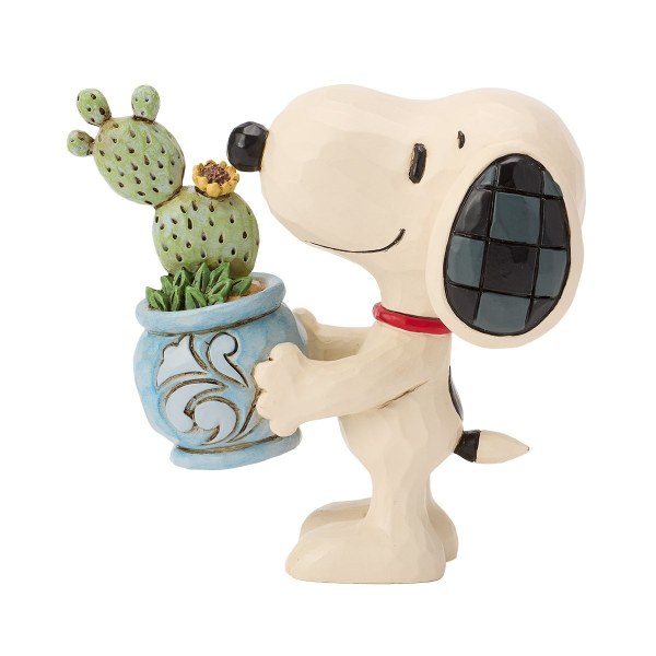 Mini Snoopy met plantje - Bloembak - Jim Shore
