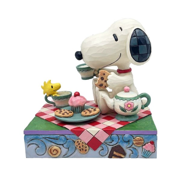 Snoopy en Woodstock thee en snoep Hallmark - Jim Shore