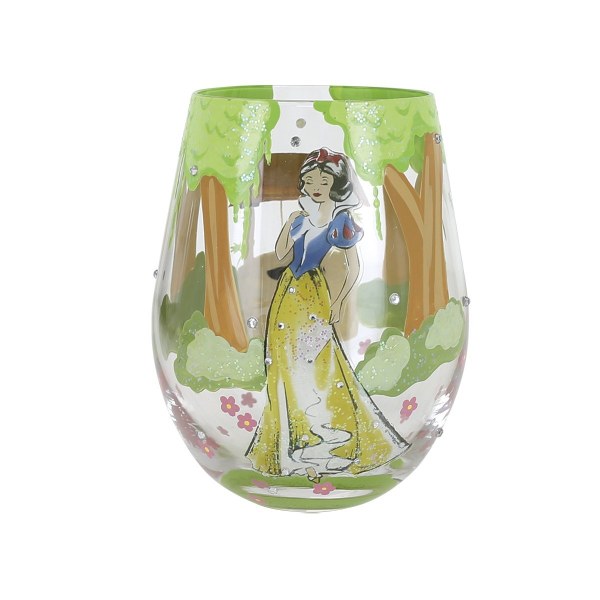 "EN EEUWIG GELUKKIG" SNEEUWWITJE STEELLOOS GLAS - DISNEY LOLITA