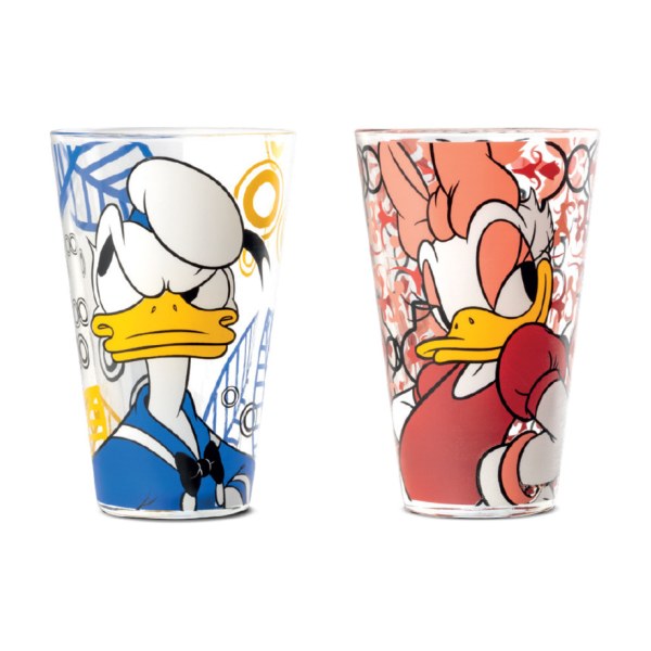 Set van 2 glazen (310 ml) Donald & Daisy - Egan Disney Home