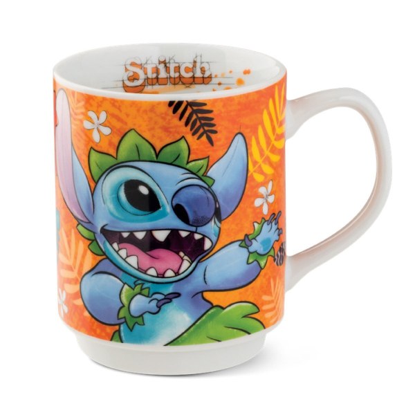 Beker Stitch oranje 350ml - Egan Disney Home