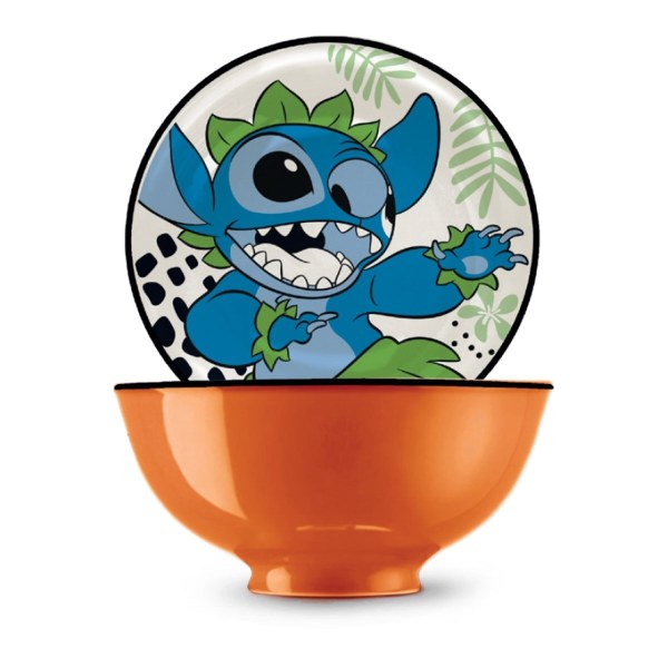 Kleine kom Stitch oranje 300 ml - Egan Disney Home