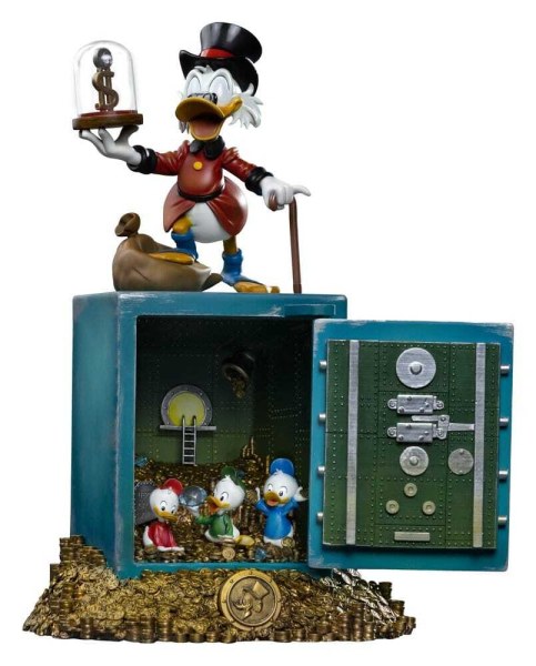 Iron Studios - Duck Tales beeldje 1/10 Art Scale - Oom Dagobert Duck en zijn neefjes