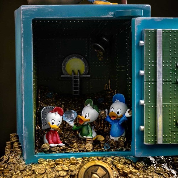 Iron Studios - Duck Tales beeldje 1/10 Art Scale - Oom Dagobert Duck en zijn neefjes