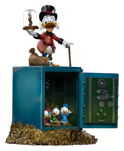 Iron Studios - Duck Tales beeldje 1/10 Art Scale - Oom Dagobert Duck en zijn neefjes