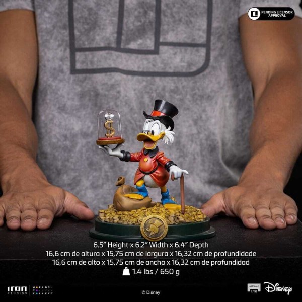 Iron Studios - Duck Tales beeldje 1/10 Art Scale - Oom Dagobert