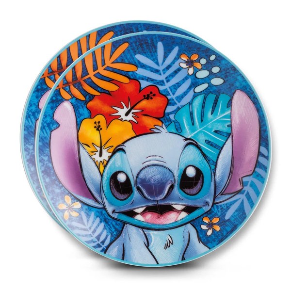 Set van 2 dessertbordjes Stitch blauw - Egan Disney Home