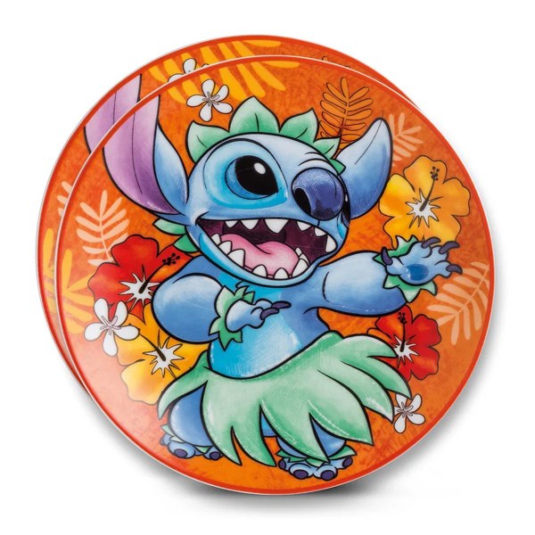 Set van 2 dessertbordjes Stitch oranje - Egan Disney Home