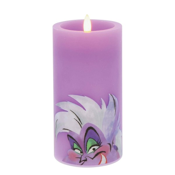 Ursula paarse LED-kaars - Disney Home Frangrance Collection