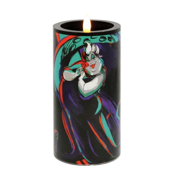 Ursula LED zwarte kaars - Disney Home Frangrance Collection