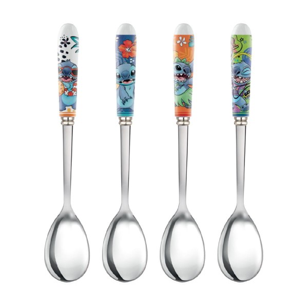 Set van 4 theelepels met Stitch -motief - Egan Disney Home