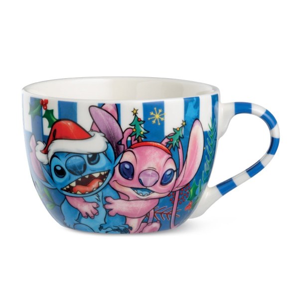 Ontbijtbeker Stitch & Angel Kerstmis 520 ml - Egan Disney Home