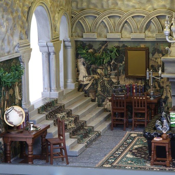 Harry Potter - Zwadderich leerlingenkamer met uitzicht